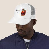 Chic-gepunkteter Marienkäfer mit Namen Truckerkappe (Beispiel)