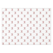 Chic gestyltes rotes Schleifenmuster Frühling Somm Tischdecke (Vorderseite (Horizontal))