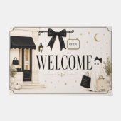 Chic Ghost Boutique Willkommen Halloween Fußmatte (Vorderseite)