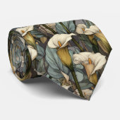 Chic Gifts For Husband Calla Lilies Krawatte (Gerollt)
