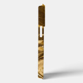 Chic Girl blue Gold Lips Beauty Personalisiert Case-Mate iPhone Hülle (Rückseite / Rechts)