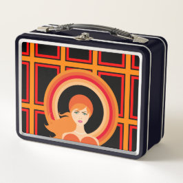 Chic Girl Niedlich Metall Brotdose