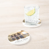 Chic Girls Trip | Girl-Wochenende-Foto Getränkeuntersetzer (Seite)