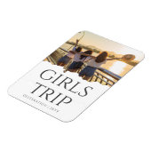 Chic Girls Trip | Girl-Wochenende-Foto Magnet (Linke Seite)