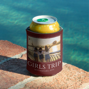 Chic Girls Trip   Girls-Wochenende Custom-Foto Dosenkühler