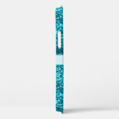 Chic Girly Blue Glitzer Name Design Case-Mate iPhone Hülle (Rückseite / Rechts)