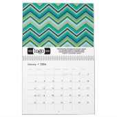Chic Girly Patterns - Geschenk für Firmenlogos Kalender (Jan 2026)