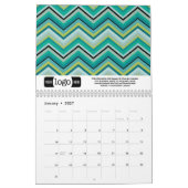 Chic Girly Patterns - Geschenk für Firmenlogos Kalender (Jan 2027)