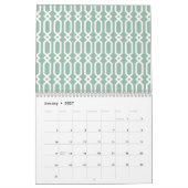 Chic Girly Patterns mit Damaskus und Chevronen plu Kalender (Jan 2027)