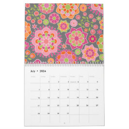 Chic Girly Patterns - Sie können das Datum ändern Kalender