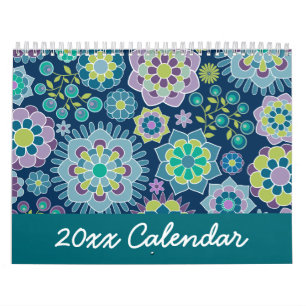 Chic Girly Patterns - Sie können das Datum ändern Kalender