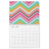 Chic Girly Patterns - Sie können das Datum ändern Kalender (Mär 2027)