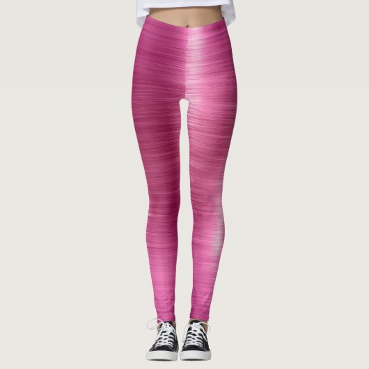 Chic Girly Pink Leggings (Vorderseite)