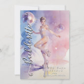 Chic Glam and Funny Disco Go-Go Dancer Einladung (Vorderseite)