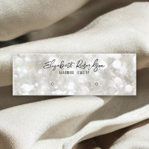 Chic Glam Elegant Kristallschmuck Earring Display Mini Visitenkarte