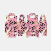 Chic Glam Gold Pink Black Leopard Geschenkschachtel (Ungefaltet)