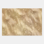 Chic Glam Gold Sparkle Geschenkpapier Set (Vorderseite)