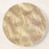 Chic Glam Gold Sparkle Getränkeuntersetzer (Vorne)