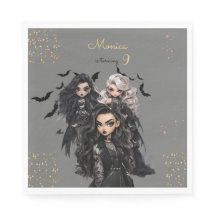 Chic glam gothic beängstigend Girl Geburtstagspart