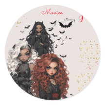 Chic glam gothic beängstigend Girls Geburtstagspar