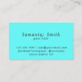 Chic Glam Nail Art Museo Cantonale d'Arte Visitenkarte (Rückseite)