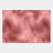 Chic Glam Roter Glitzer Streifen Geschenkpapier Set (Vorderseite)