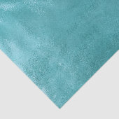 Chic Glam Turquoise Aqua Blue Seidenpapier (Ausschnitt)