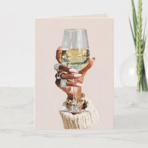 Chic Glam Wine Vibes Einladung