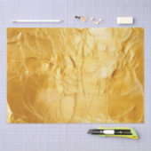 Chic Glam Yellow Gold Seidenpapier (Handwerk)