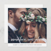 Chic gleiche Liebe Neue Pläne Änderung des Datums  Ankündigung (Vorne/Hinten)