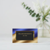 Chic-Glitter, der Goldrotes berufliches bling ist Visitenkarte (Stehend Vorderseite)