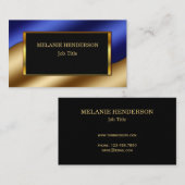 Chic-Glitter, der Goldrotes berufliches bling ist Visitenkarte (Vorne/Hinten)