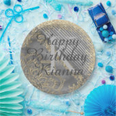 Chic Glittery Mandala Monogram Paper Teller (Party)