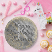 Chic Glittery Mandala Monogram Paper Teller (Party)