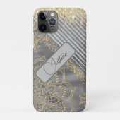Chic Glittery Mandala Personalisiert Case-Mate iPhone Hülle (Rückseite)