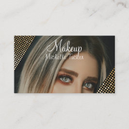 Chic Glitzer Glam Makeup Artist Business Cards Visitenkarte