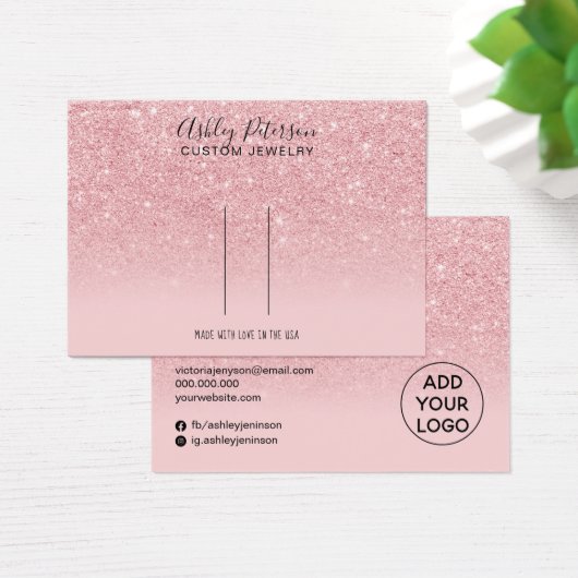 Chic Glitzer rosa Barrett Haarspange Display (Schreibtisch)