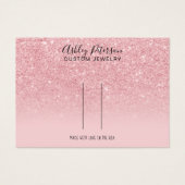 Chic Glitzer rosa Barrett Haarspange Display (Vorderseite)