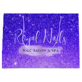 Chic Glitzer WELLNESS-CENTER Nail Salon Makeup Hai Große Geschenktüte (Vorderseite)