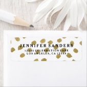 Chic Gold Address Labels (Insitu)