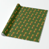 Chic Gold Ananas Sommermuster Geschenkpapier (Ungerollt)