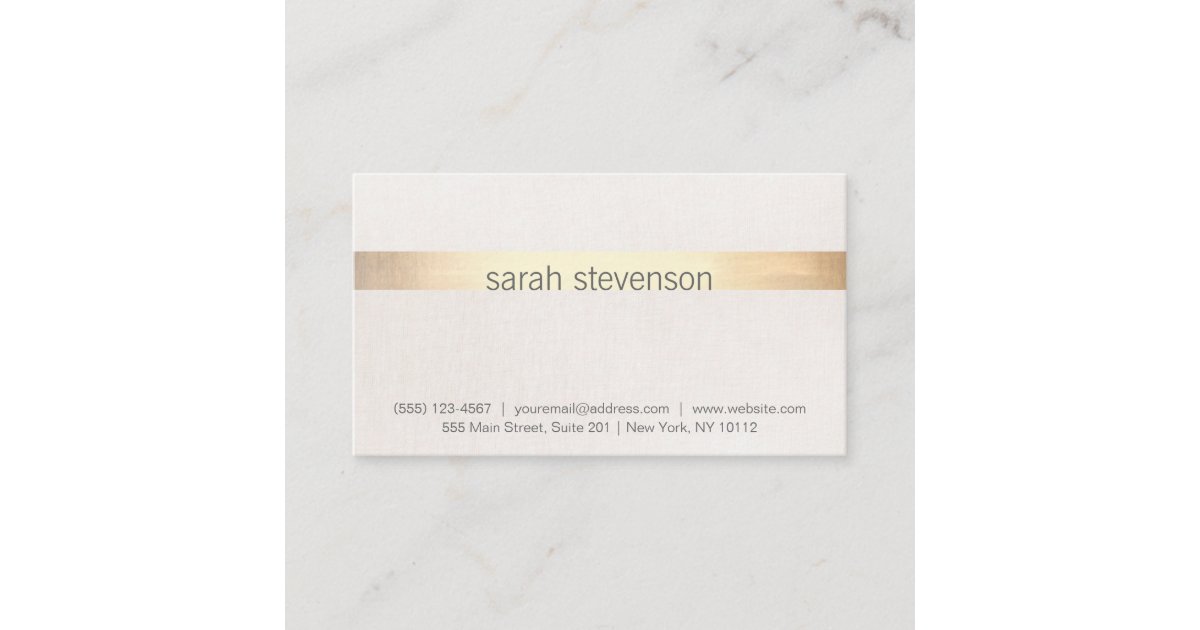 Chic Gold and Linen Texture 