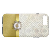 Chic Gold & Antique Damask iPhone 7 Plus Gehäuse Case-Mate iPhone Hülle (Rückseite (Horizontal))