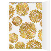 Chic Gold Blume Sie werden geliebt (Innen (Links))