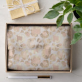 Chic Gold Blush Pink Leopard Print Seidenpapier (Geschenk)