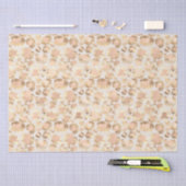 Chic Gold Blush Pink Leopard Print Seidenpapier (Handwerk)