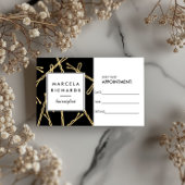 Chic Gold Bobby Buttone Friseur Schwarzer Termin