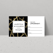 Chic Gold Bobby Buttone Friseur Schwarzer Termin