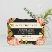 CHIC GOLD | BOTANISCH SAVE THE DATE (Stehend Vorderseite)