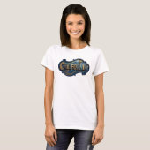 Chic Gold CALIFORNIA Shirt Design (Vorne ganz)